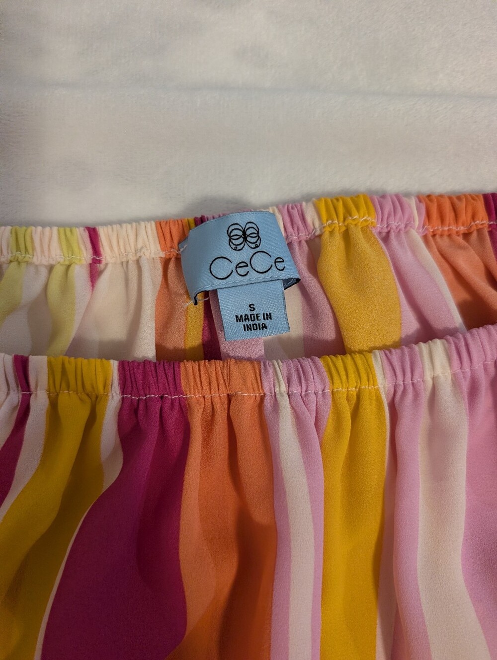 Cece Colorful Striped Top - Picture 5 of 5